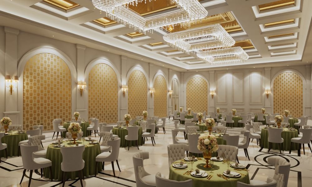L&T Panvel Crestoria Estate clubhouse view